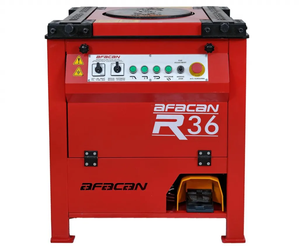 36 mm demir bükme makinesi – 380v trifaze