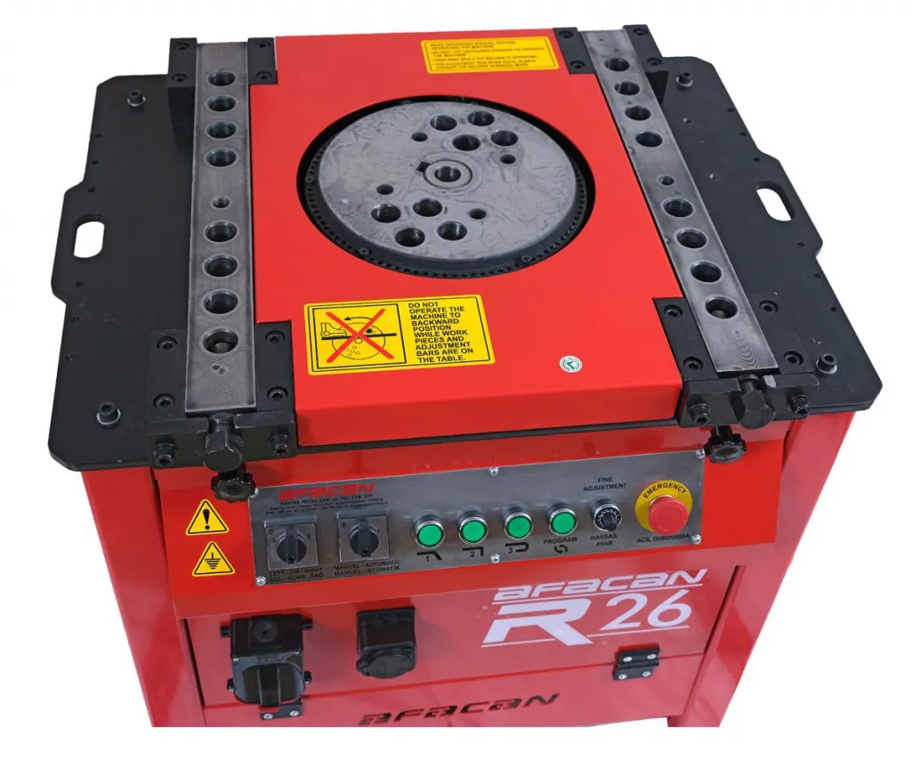 26 MM Demir Bükme Makinesi – 380V Trifaze