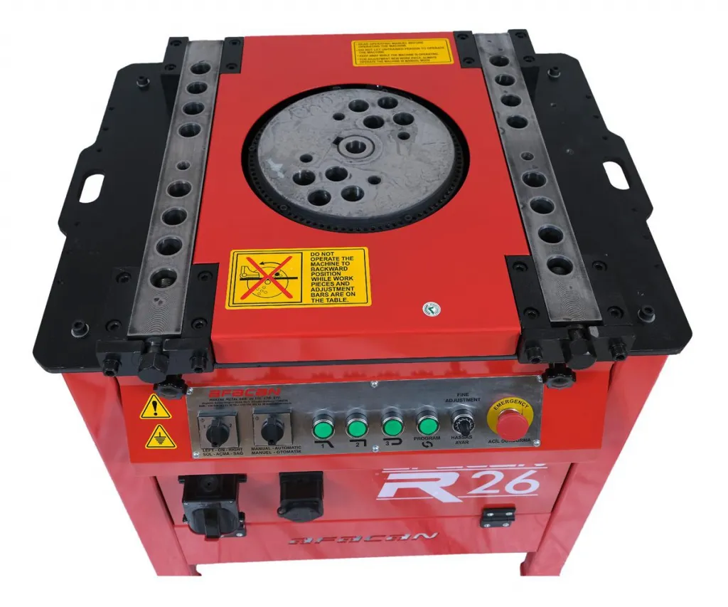 26 MM Demir Bükme Makinesi – 380V Trifaze