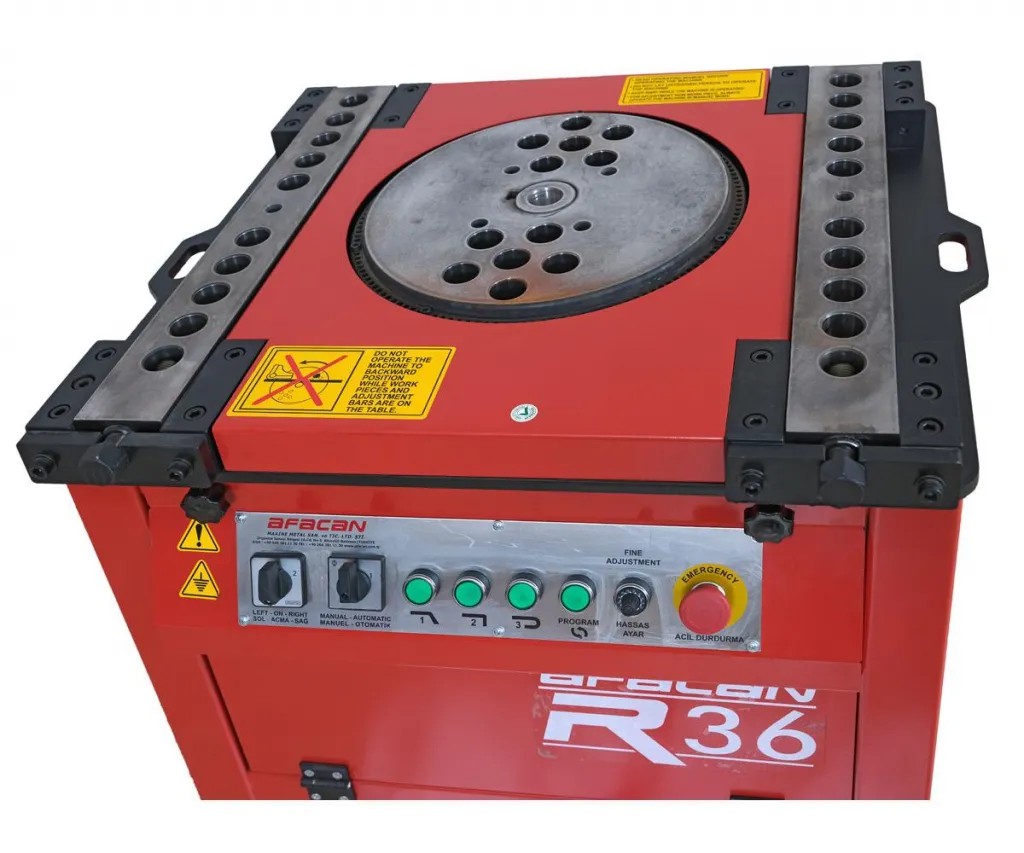 36 MM Demir Bükme Makinesi – 380V Trifaze